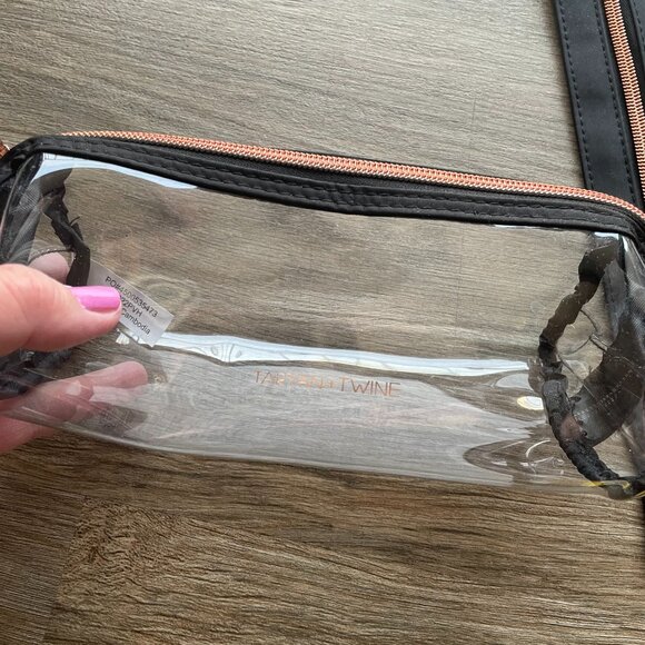 2 Tartan + Twine Clear PVC Basics Clutch & Pencil Bags  $13 - Picture 4 of 8